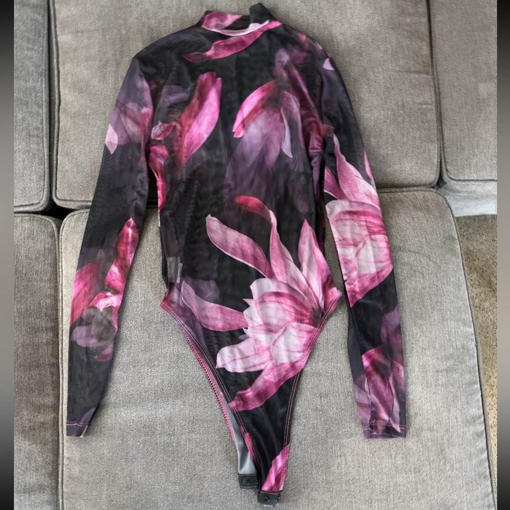 Floral Long Sleeve Bodysuit